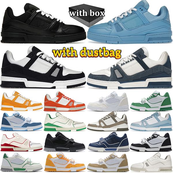 designer Casual Shoe for men womens black white baby bule orange trainer shoes skate sneakers mens sports trainers platform