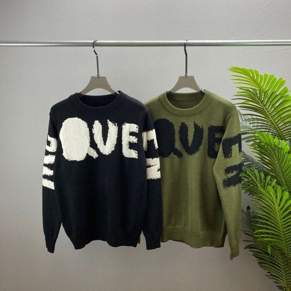 Mens Plus Size Sweaters hoodies in autumn - winter knitting machine Custom detail crew neck cotton Long-sleeved sweater B9px#