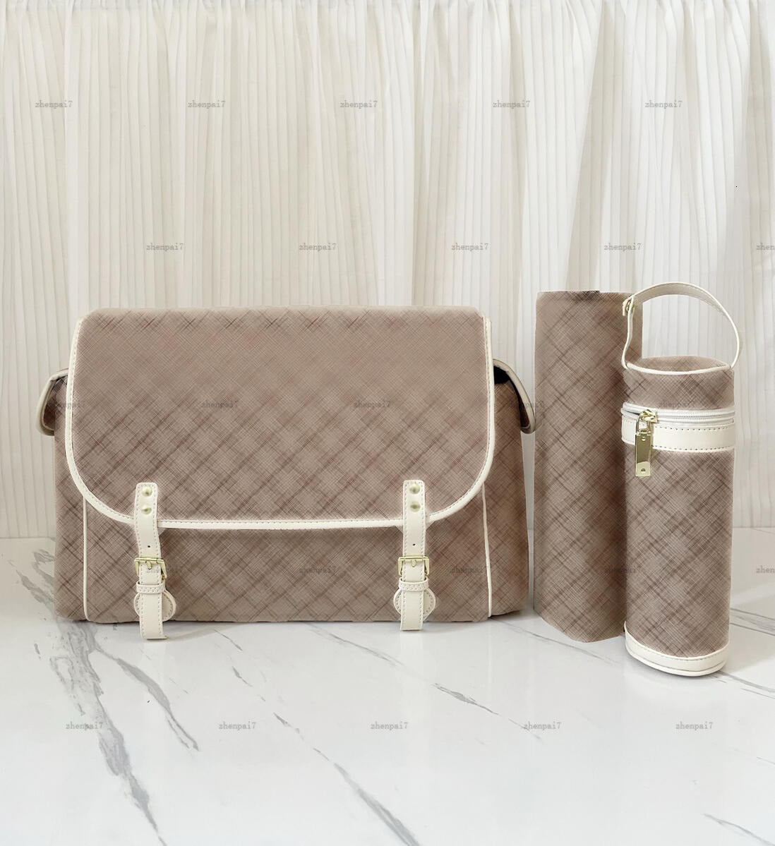 Top baby Diaper bags Multiple pocket design kids Nappy Stacker Three piece set designer baby product Letter printing toddler bag A384X11N192