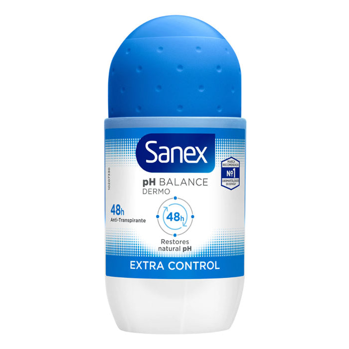 Roll-on-Deodorant Sanex Ph Balance Dermo Extra Control von 50 ml