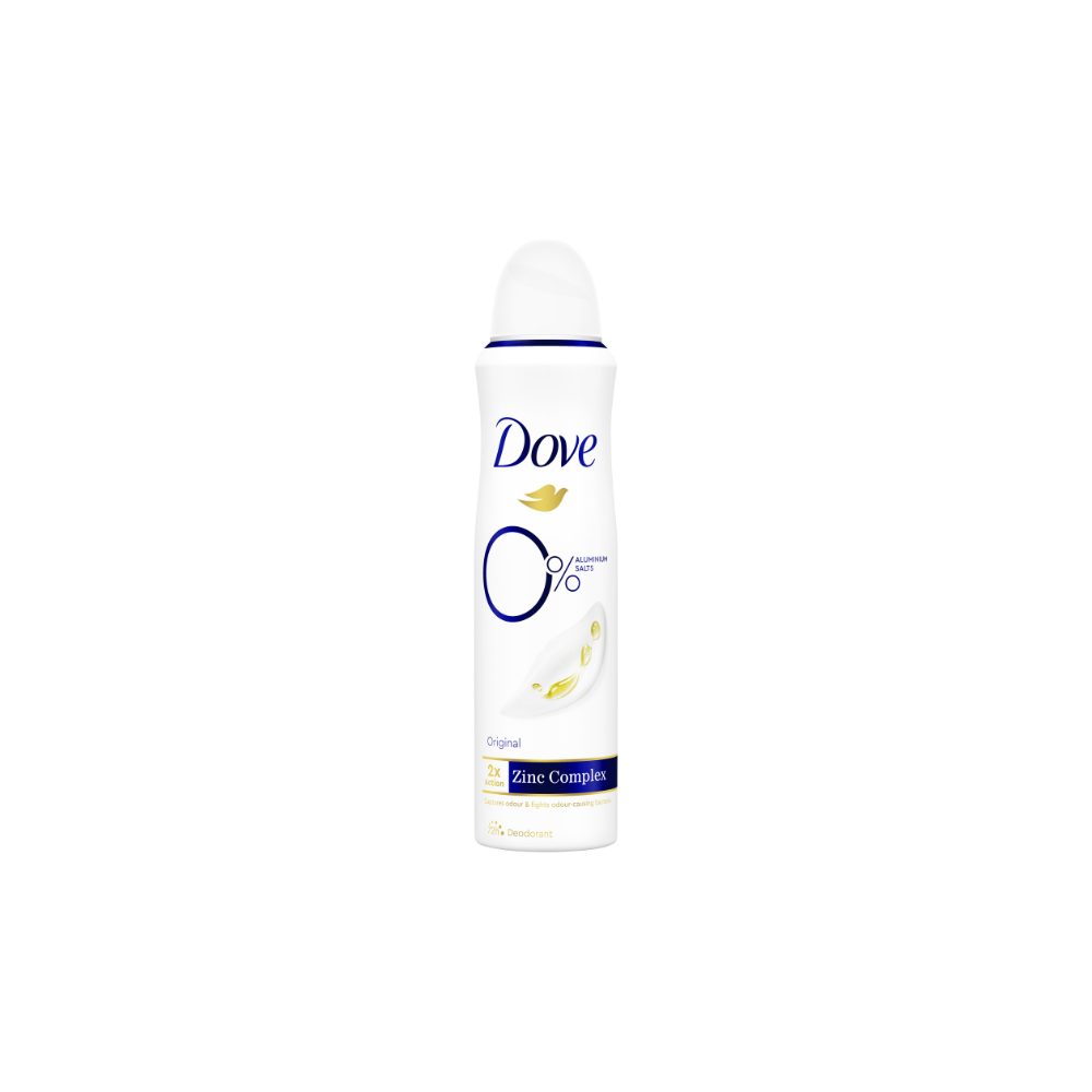 Dove Original 0 % aluminiumsalter 150 ml