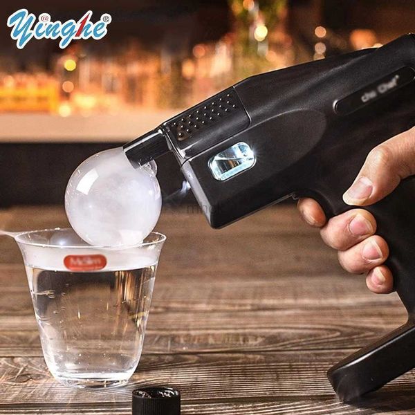 HT Bar Tools Bubble Gun Cold Generator Toolwith 5-Flavour Aroma Oil and Edible Bubblefor Meat Drin tail 240322 for