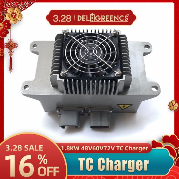 TC Fast Smart Charger Top Quality 1.8KW 48V60V72V TC ELCON Charger for LI-ion Battery Pack for ScooterEVcar truck Waterproof