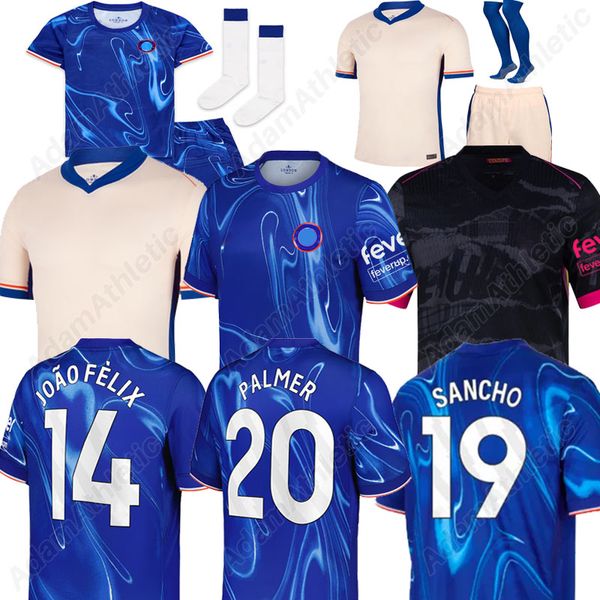 PALMER jerseys 2024 NETO SANCHO JOAO FELIX football shirts 24 25 ENZO MUDRYK MADUEKE jersey kids kit player version