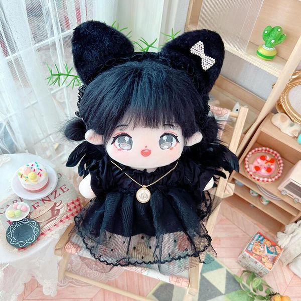 20cm IDol Anime Plush Star Dolls Cute Stuffed Customization Figure Cotton Baby Doll Plushies Toys Fans Collection Gift 230426