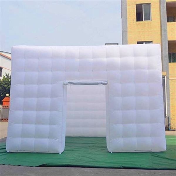wholesale With Fireproof Certification Inflatables Marquee Inflatable Cube Tent With CE Blower for Exhibition or Advetisement Decoration LED