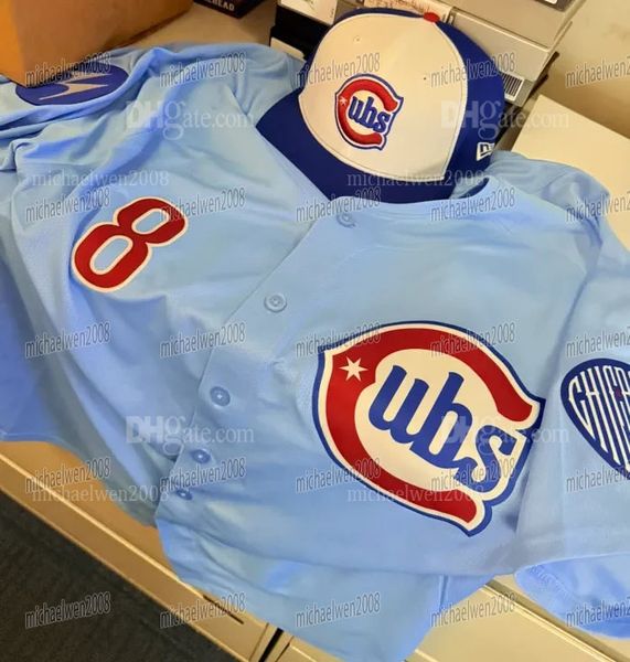 Kyle Tucker Cubs 2025 Powder Blues Baseball Jersey Shota Imanag Dansby Swanson Ian Happ Seiya Suzuki Gage Workman Nico Hoerner Ryne Sandberg