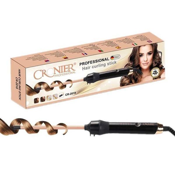 Hair Curlers Straighteners Max 450 Professional Curling Tongan Electric Curler Wave Iron Ripple Styling Tool Salon 220-240V H250112