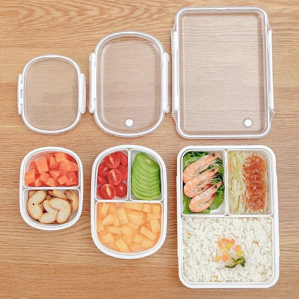 Multipurpose Lunch Box Preservation Microwave Heatresistant Plastic Food Fruit Storage and Sealing Portable Bento 241216