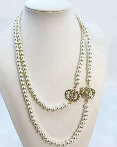 Designer necklace Pearl Necklaces Designer Jewelry Necklaces Choker Women Wedding Jewelry Love Gifts 20 Style Luxurious birthday and Christm