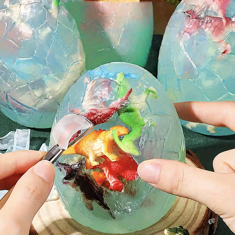 TEMU Dinosaur Fossil Digging , Excavation Dig Kit With 12 Dino Figures, Dinosaur Toys For Kids 5-7 8-12, Science Kits Birthday Christmas Easter Gift