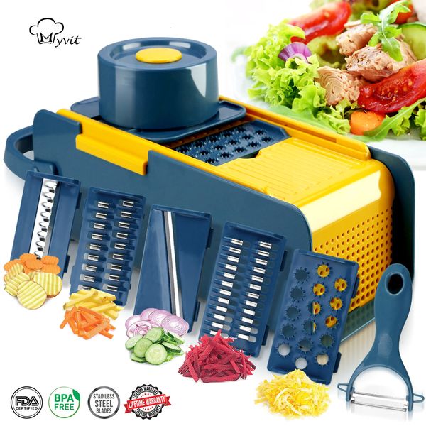 Fruit Vegetable Tools vegetable Slicer Vegetable cutter multifunctional Fruit Potato Peeler Carrot Grater Kitchen accessories basket vegetab