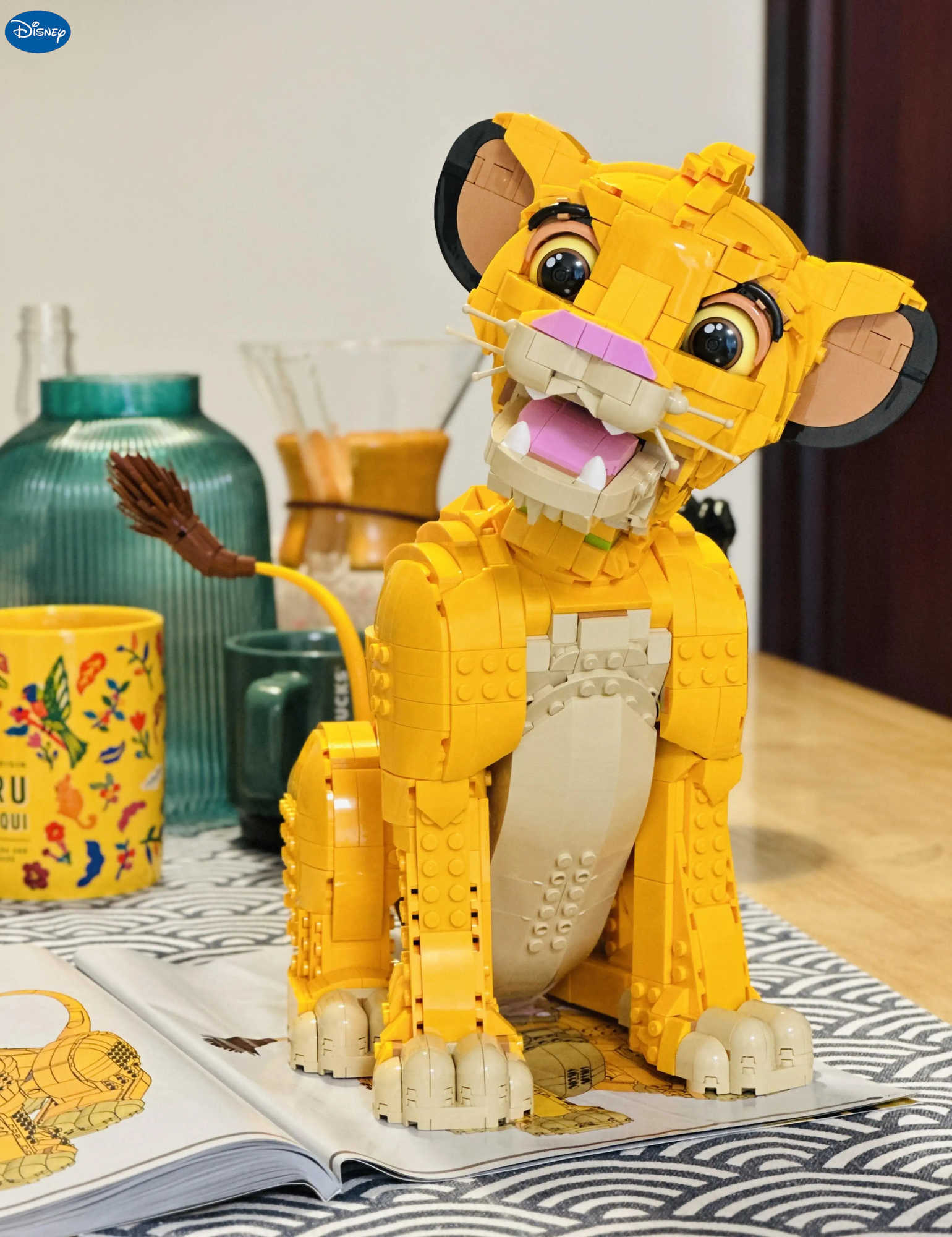 Disney 2025 new 43247 Lion King Simba model building block assembly brick puzzle toy childrens birthday gift 1445pcs H250925