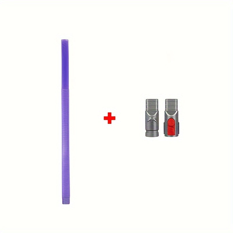 TEMU 1pc Dryer Vent Cleaner Kit Vacuum Hose Attachment For V15 V12 V11 V10 V8 V7 V6 Vacuum Cleaners. Flexible Vent Lint Removal Tool