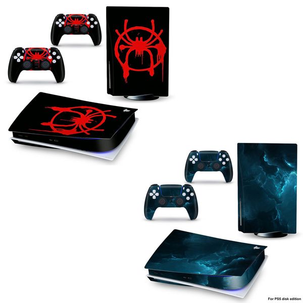 for PS5 Accessories Cover Standard Disc Edition Antislip Host Vinyl Decal Skin Sticker For PS5 Console And Controller