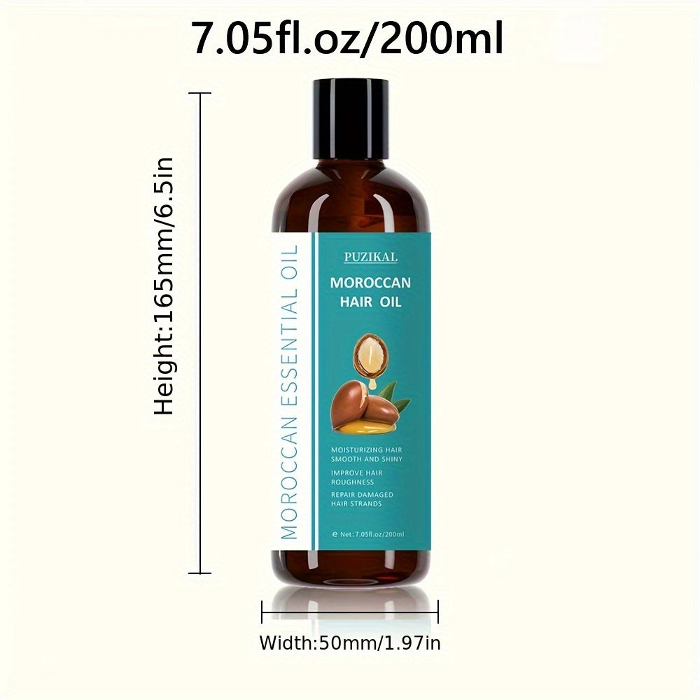 TEMU 7.05fl.oz-200ml Moroccan Oil Oil, With Plant-derived Squalane For Long-lasting Moisture , Hydrates And All Hair Types