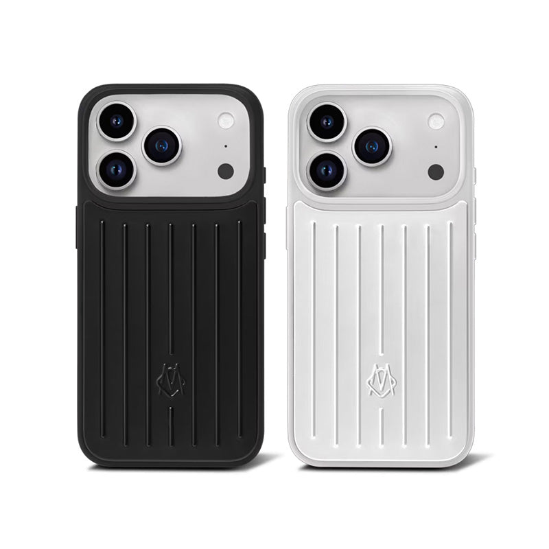 for Phone Suitcase Designer Case for Apple iPhone 17 Pro Max 16 15 14 13 Polycarbonate Aluminum Alloy MagSafe Back Cover Coque Funda Titanium