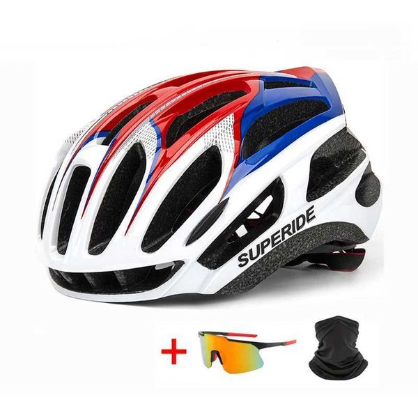 Cycling Helmets SUPERIDE Integrally-molded Mountain Road Bike Helmet Sports Racing Riding Cycling Helmet Men Women Ultralight MTB Bicycle He