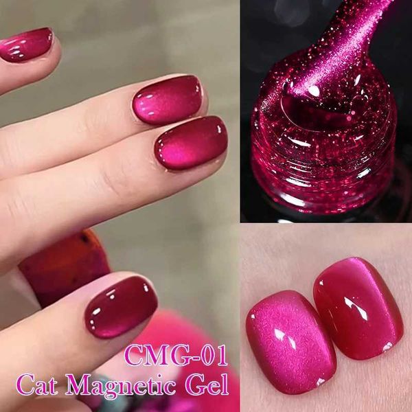 Nail Gel Born Pretty pink red cat magnetic gel nail polish 10ml jelly amber gold soap UV LED semi permanent gel nail art Q241109
