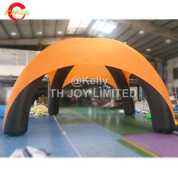 outdoor activities 6m dia custom made 4 legs Promotional spider inflatable tent event cross tent for sale