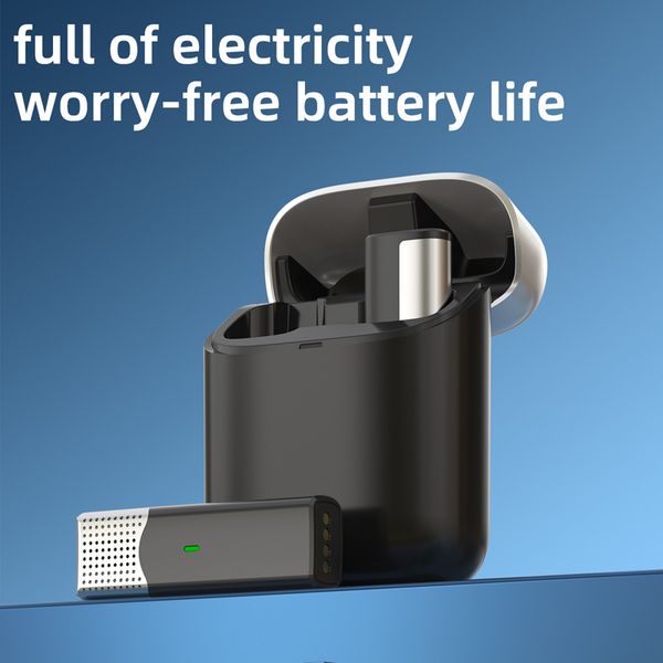 Wireless Mini UC Wireless Microphone for Android SX960 - Ultracompact Bluetooth Microphone of Type c with Clip on Wireless Lavalier Micropho