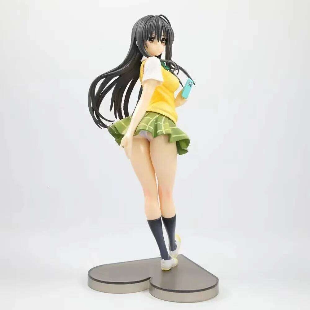 Vibrant And Beautiful Girl Kotegawa Yui School Uniform Standing Posture Figurine Model Desktop Ornament