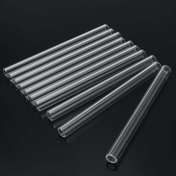 10-20 Piece 4 inch Long Glass Tubes 12 mm OD 2 mm Thick Wall Tubing Borosilicate Blowing Glass Tubes