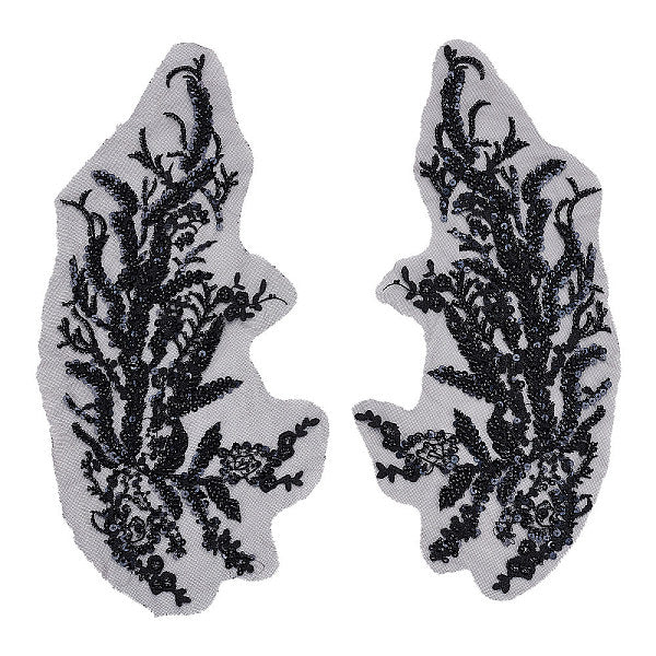 Toppe termoadesive in poliestere con ricamo computerizzato 3d