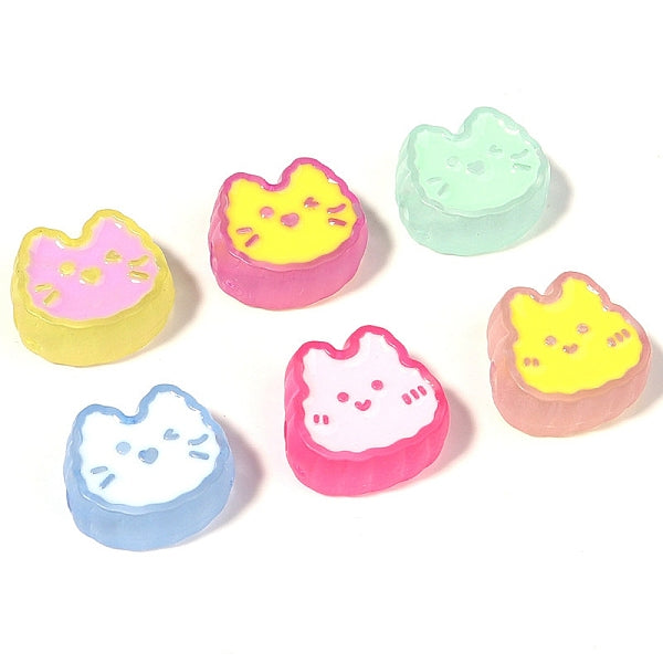 Perline acriliche trasparenti di colore casuale