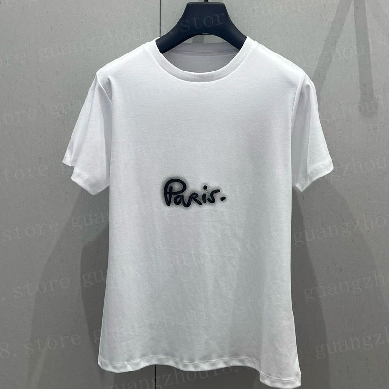 High Quality Designer T-shirts Women Men&#039;s Summer Short Sleeve Round Neck Shirts with Letter Printing 27152