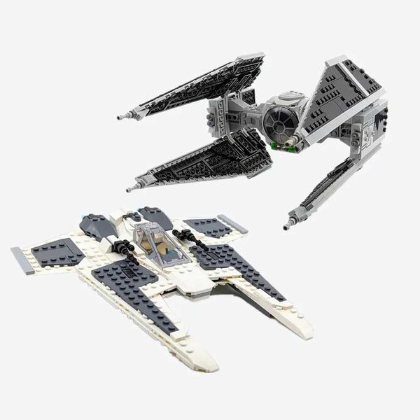 Blocks IN STOCK SPACE-Destroyers Battle Fighters Galaxy-Interceptor Model Building Blocks Bricks Boys Toys Gift BirthdayY241105K807