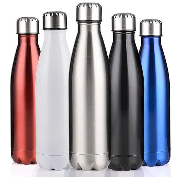Mugs 350-500-750-1000ml Double-Wall Insulated Vacuum Flask Stainless Steel Water Bottle Cola Water Beer Thermos for Sport Bottle CL250118