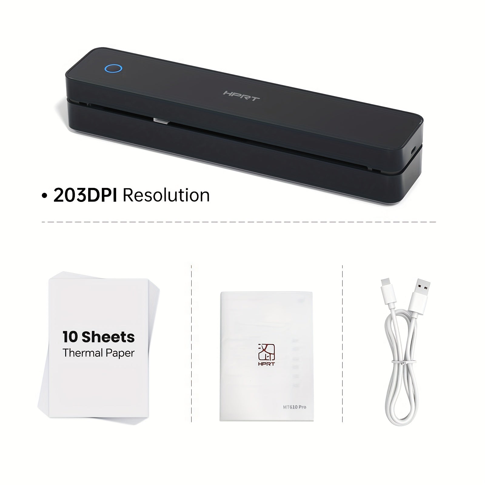 TEMU Mt660 Portable Wireless Travel Tattoo Printer, Thermal Tattoo Printer, Small Printer Supports Folding Paper-roll Paper-tattoo Paper, To Laptops,