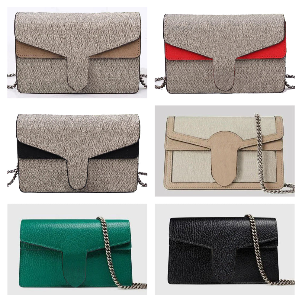 Designer tote bag 10a luxurys handbag wallet snake Mirror quality clutch pochette messenger bag womens Leather silver chain Shoulder bags CrossBody