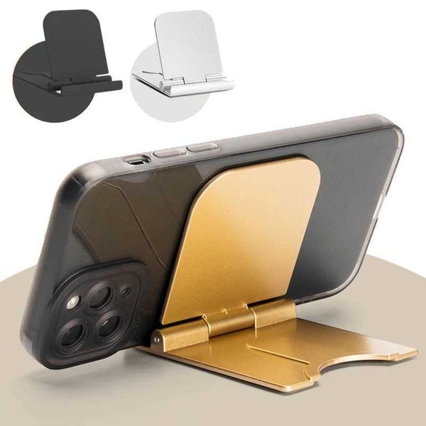 Cell Phone Mounts Holders Mini folding phone lazy stand universal 180 degree adjustable desktop phone stand portable stand CL250207
