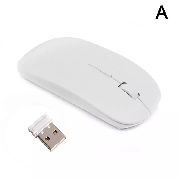 Compact 2.4 GHz Wireless Mouse with Precision Optical Scroll Compatible with Desktop & Notebook Devices + USB Hot Swap