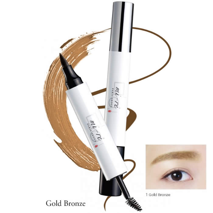 Brow Plume Perfection Bronze Gold Eyebrow Tint og Mascara