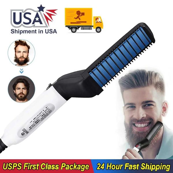 Multi functional quick hair straightener beard straightener mens straightener ironing straightener electric straightener W240904