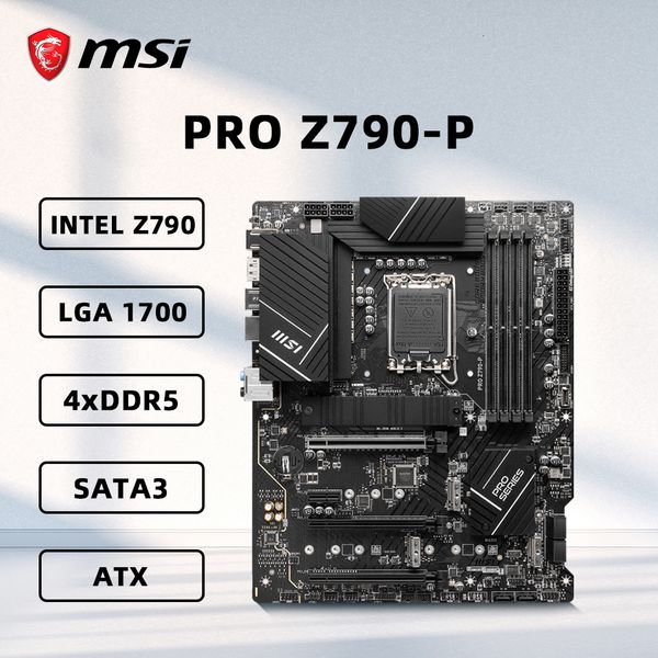 MSI PRO Z790-P Motherboard Support LGA 1700 i9-12900KS i7-12700 i5-12600K CPU INTEL Z790 Chipset 4xDDR5 4xM.2 PCIe 5.0 ATX.