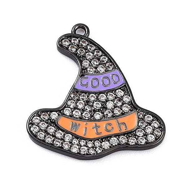 Pendentifs en laiton de placage de rack avec zircone cubique