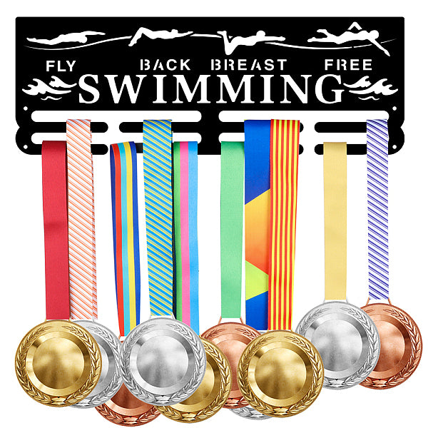 Support mural d'affichage de support de cintre de médaille de fer de thème de sports