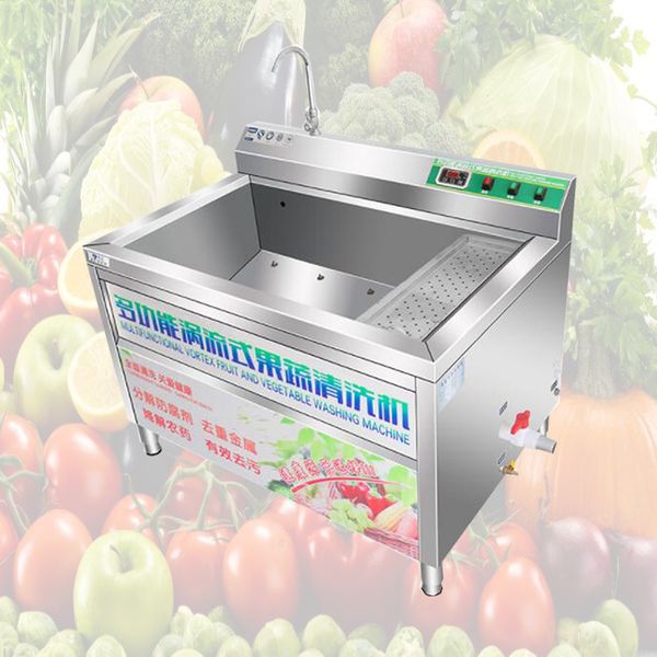 Industrial Ozone Sterilization Air Bubble Fruit Leaf Vegetable Cleaner Machine Vegetable Washing Machine