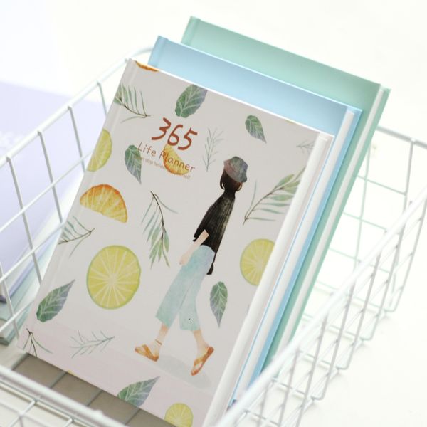 Notepads 365 days personal diary planner hardcover notebook office weekly schedule cute korean stationery libretas y cuadernos 230130
