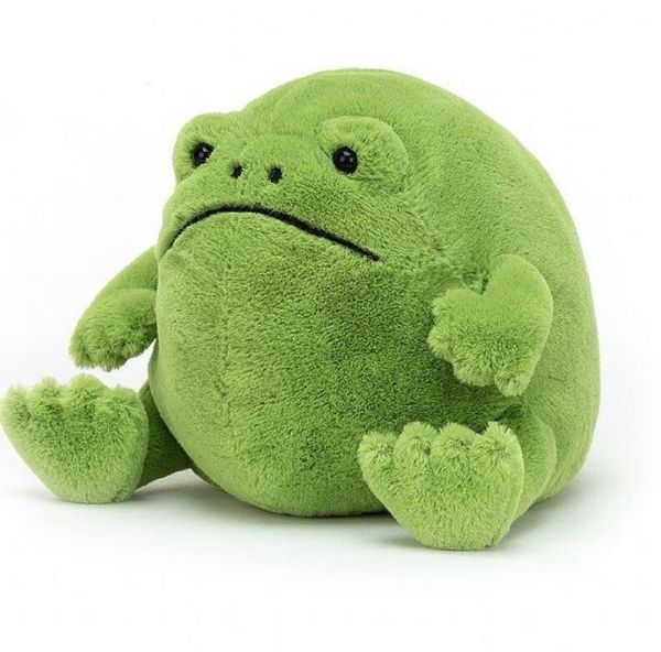 Plush Dolls 20cm Kawaii Ricky Rain Frog Plush Toy Soft Stuffed Animal Doll Lovely Fat Frog Doll Baby Toys Plushie Gift Toy for Children Girl