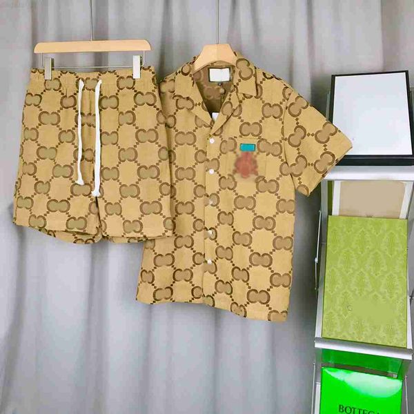 Mens Beach Designers Tracksuits Summer Suits Fashion Shirt Seaside Holiday Shirts Shorts Sets Man Luxury Set Outfits SportswearsOV9SOV9S