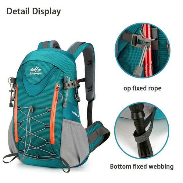 Outdoor Sports Short Distance Trip Backpack Mountaineering Duffel Bag Camping Travel Knapsack Climbing Hiking Rucksack