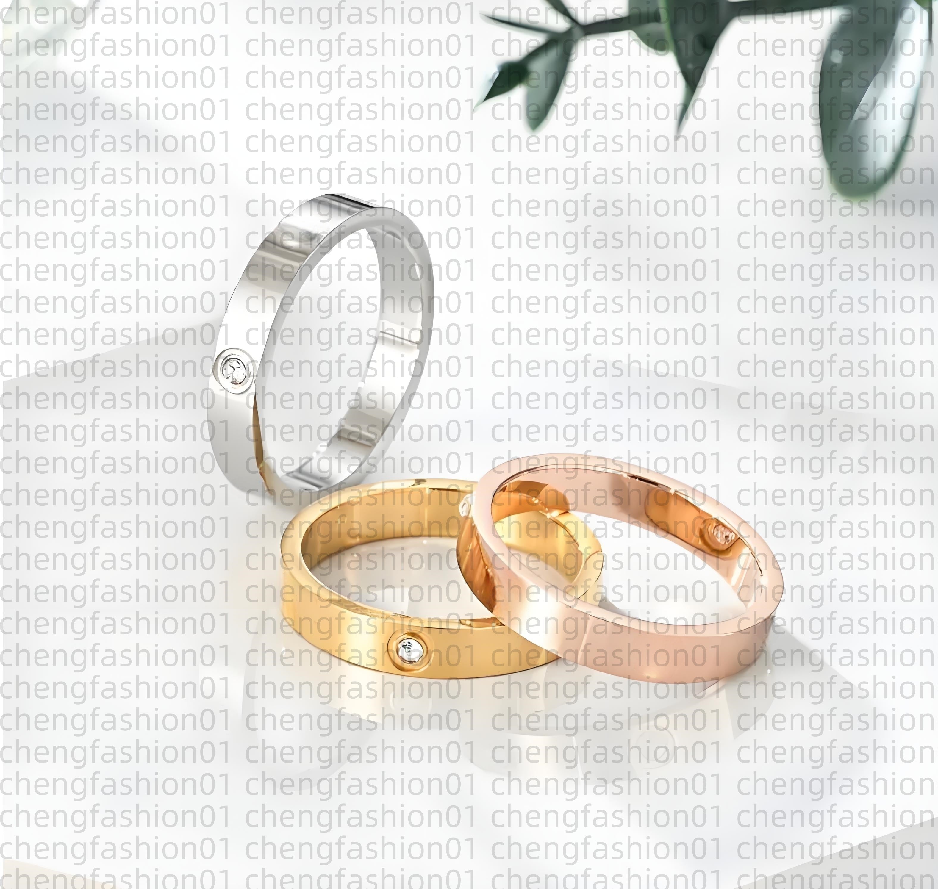 Classic love ring designer titanium steel jewellery men and women couples wedding ring Valentine&#039;s Day gift never tarnish non-allergic width 4-