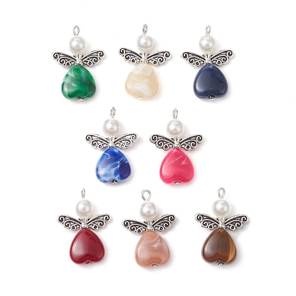 Charms acrílicos de dos tonos