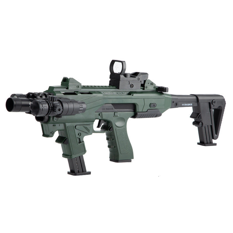 Assemble Toy Submachine Gun Diy Pistol Blaster Soft Bullet Manual Launcher Shooting Model For Adults Boys CS Outdoor Games