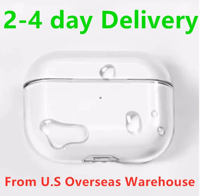 For pro 2 Earphones airpod Bluetooth Headphone Accessories Solid Silicone Cute Protective Cover Apple Wireless Charging Box Shockproof 2nd Case